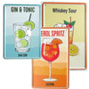 Wall hanger tin 20x14cm cocktail mix/3
