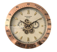 Clock gear chique Ø59cm copper