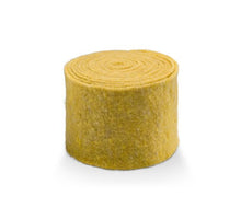 Wool felt vilt unicolor 7,5 cm Donkergeel 5MTR