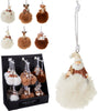 POMPOM HANGDECO 7X10CM 6 ASSORTIE DESIGNS/KLEUREN