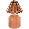 Table Lamp LED Stripes Glass Terra 12x12x19.5cm