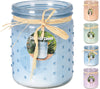 CITRONELLA-KERZE IM GLAS, DURCHMESSER 12,5 CM, HÖHE 10,5 CM, 4ER-SET
