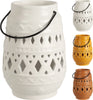 LATERNE MAURO KERAMIK D8 H12CM 3 FARBEN ASSORTI