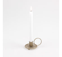 KERZENHALTER DRAHT METALL 11X8X6 CM GOLD