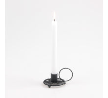KERZENHALTER DRAHT METALL SCHWARZ 11X8X6 CM