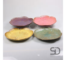 SCHAAL L SAMMIE KERAMIEK 4 ASSORTIE 36X36X5 CM