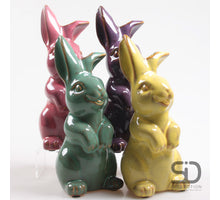 KONIJN VAAS L SAMMIE 4 ASSORTIE 10X10X24 CM KERAMIEK