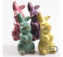 KONIJN VAAS M SAMMIE 4 ASSORTIE 9X8X19.5 CM KERAMIEK