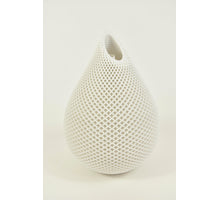 Tropfenvase weiß, 3d gedruckt D15 H21cm