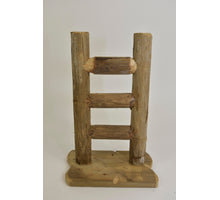 Leiter braun meliert 30 cm auf Sockel 21-23cm