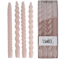 Drip Dinner Kerze Spirale Wachs Rosa 10.2x2.7x31cm BOX/4