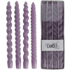 Drip Dinner Kerze Spirale Wachs Lila 10.2x2.7x31cm BOX/4