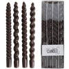 Drip Dinner Kerze Spirale Wachs Braun 10.2x2.7x31cm BOX/4