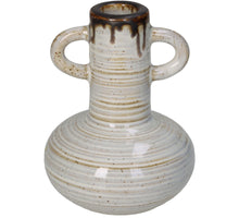 Vase Glas Gelb 9x9x19,5cm