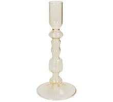 Vase Glas Braun 8x8x16cm
