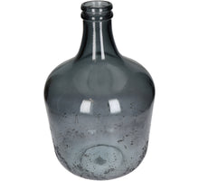 Vase Recyceltes Glas Grau 27x27x42cm
