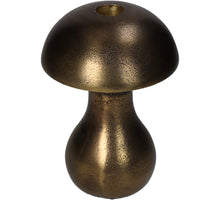 Kerzenständer Pilz Aluminium Bronze 12x12x16cm