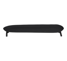 Plate Metal Iron Black 41.5x12x5cm