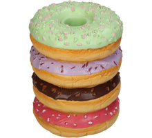 Kerzenständer Donut Polyresin Multi 9x9x12cm