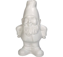Vase Gnom Keramik Weiß 11x8x18cm
