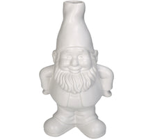 Vase Zwerg Keramik Weiß 14x11x24cm