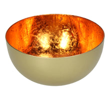 Kerzenständer Metall Orange 8x8x4cm