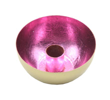 Candle Stick Metal Pink 10x10x5cm