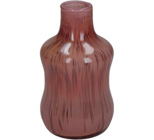 Vase Glas Rosa 8x8x14cm