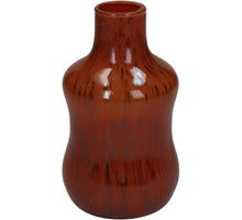 Vase Glas Rot 8x8x14cm
