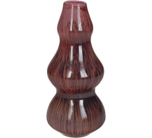 Vase Glas Rosa 10x10x22cm