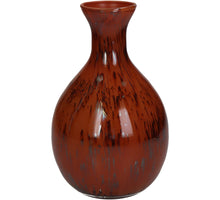 Vase Glas Rot 16x16x25cm