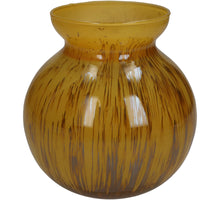 Vase Glas Ocker 15x15x16cm