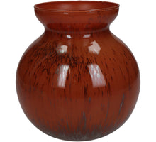Vase Glas Rot 15x15x16cm
