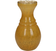Vase Glas Ocker 8x8x15cm