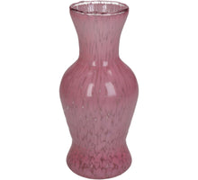 Vase Glas Rosa 8x8x16cm