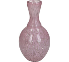 Vase Glas Rosa 12x12x23cm