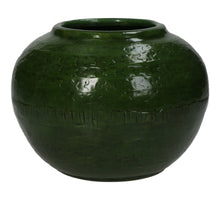 Vase Aluminium Grün 15x15x17cm