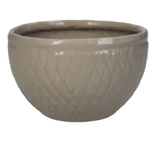 Vase Aluminium Elfenbein 14.5x14.5x11cm
