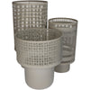 Laterne, elfenbeinfarbenes Metall, 24 x 24 x 43 cm, Set/3