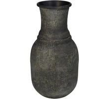 Vase Eisengrau 9x9x18cm
