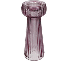 Vase Glas Rosa 7.5x7.5x20cm