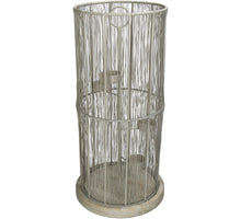 Candle Holder Ivory 21x21x42cm