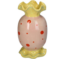 Vase Candy Feines Steingut Multi 12x10,5x23cm