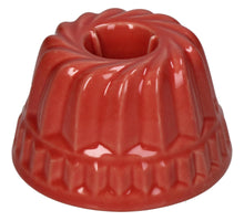 Kerzenständer Pudding Porzellan Rosa 9x9x5,5cm