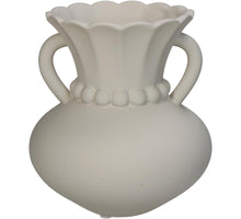 Vase Dolomit Elfenbein 15.5x15.5x16.8cm