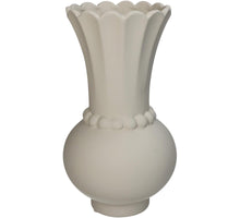 Vase Dolomit Elfenbein 14x14x26,1cm
