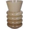 Vase Glas Beige 13x13x21cm