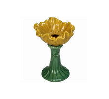 Vase Mohn Feines Steingut Gelb 10x10x14,7cm