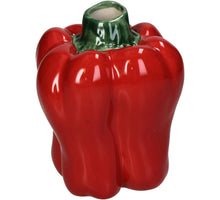 Vase Paprika Feines Steingut Rot 9x8,4x11,5cm