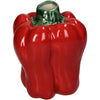 Vase Paprika Feines Steingut Rot 9x8,4x11,5cm